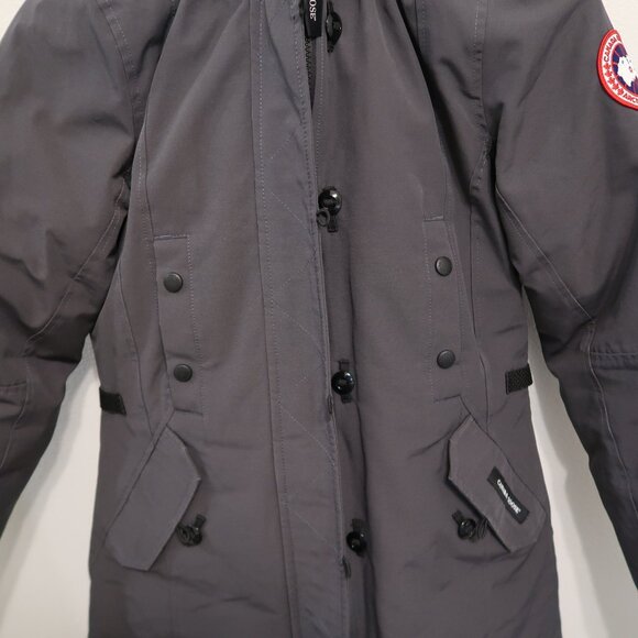 XS Canada Goose Women's Gray Parka Winter Down Kensington Jacket - Picture 3 of 16
